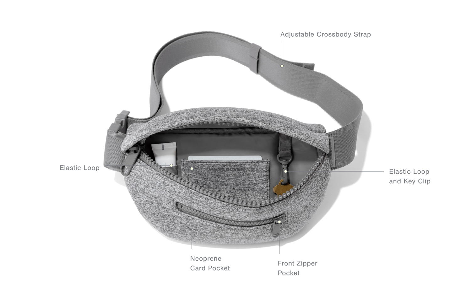 Ace Fanny Pack Neoprene Belt Bag Dagne Dover