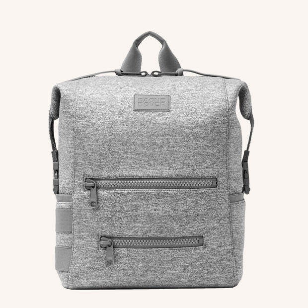 Indi Diaper Backpack in Heather Grey, Large