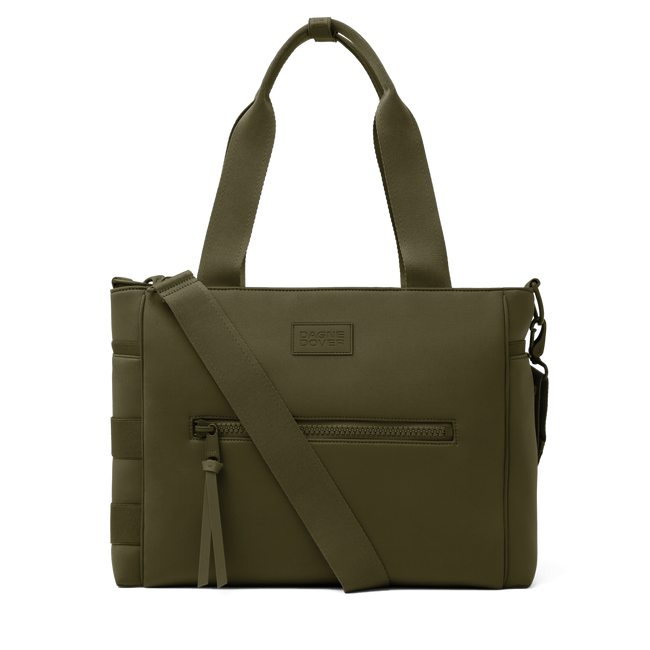 Wade Diaper Tote in Dark Moss