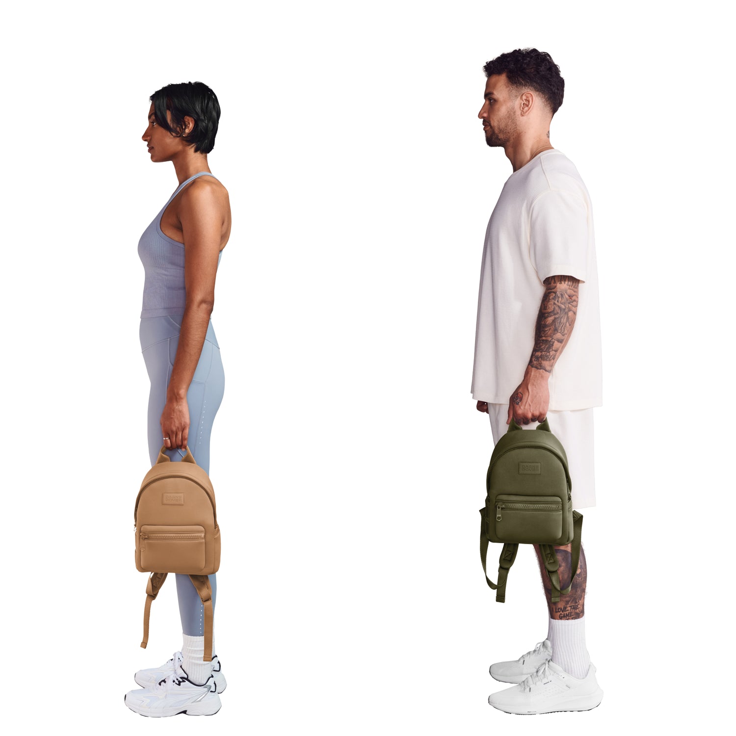 <span class='ways-to-wear'>Ways to Wear</span>Model Left: Varsha is 5'11", Model Right: Blake is 6'1"