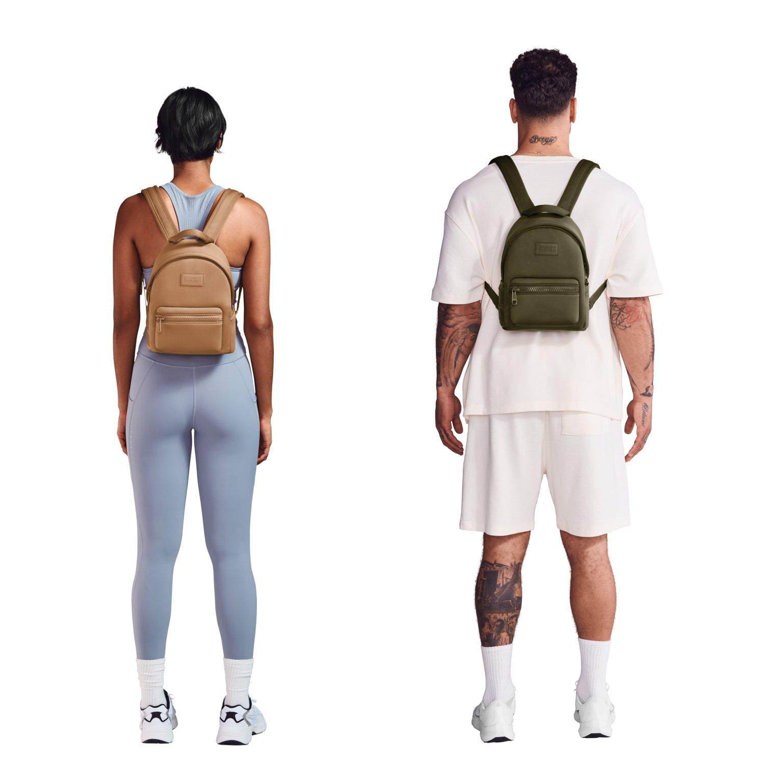<span class='ways-to-wear'>Ways to Wear</span>Model Left: Varsha is 5'11", Model Right: Blake is 6'1"