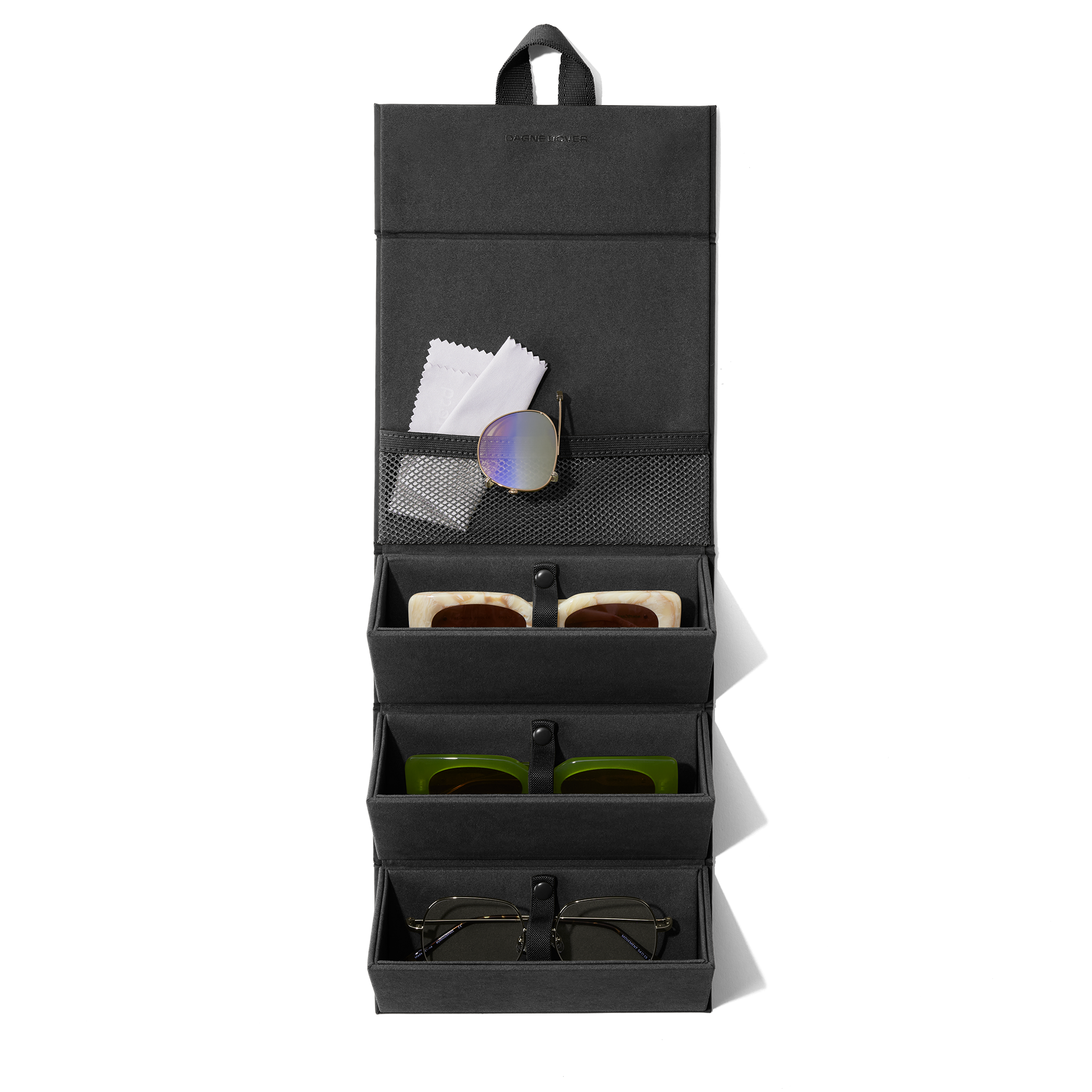 小物 ameri MULTI WAY SUNGLASSES CASE black MyEyeglassCase - Glasses Case hard shell - Eyeglass Case