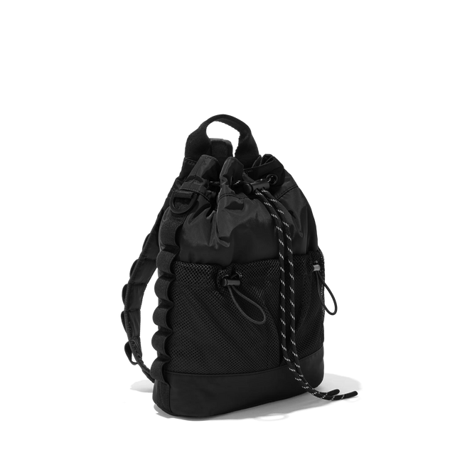 Dagne Dover Nova Sling Bag in black seen from an angle.