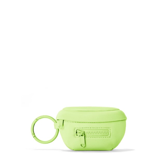 Dagne Dover Ace Keychain in a vibrant, creamy green.