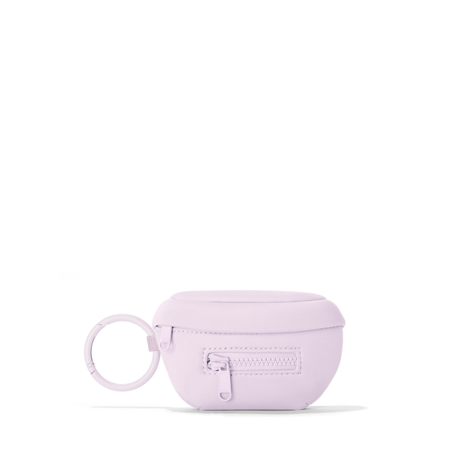 Dagne Dover Ace Keychain in a soft purple with grey undertones.
