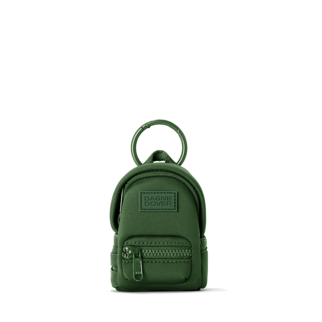 Dagne Dover Dakota Keychain in a rich, classic forest green.
