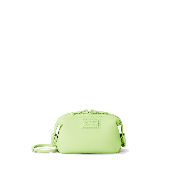 Dagne Dover Hunter Keychain in a vibrant, creamy green.