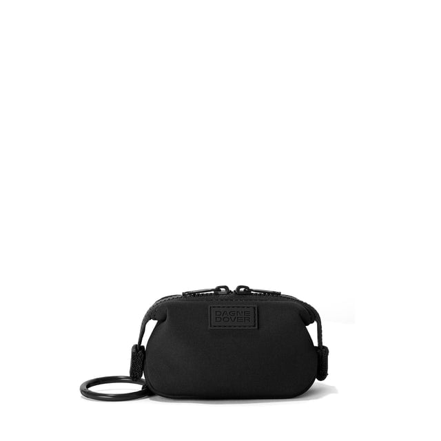 Dagne Dover Hunter Keychain in black.