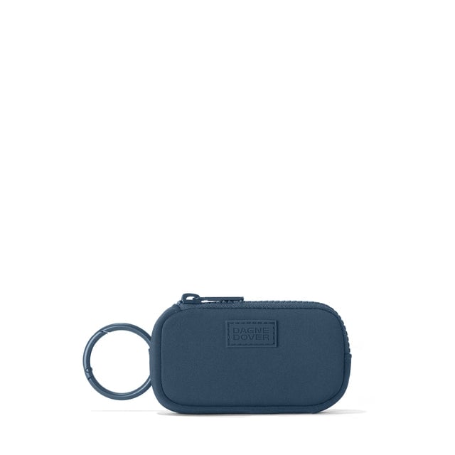 Dagne Dover Mara Keychain in a medium grey-blue with a touch of turquoise.