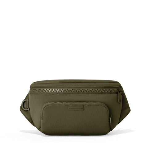 Dagne Dover Jax Large Fanny Pack In Dark Moss In Dark Moss