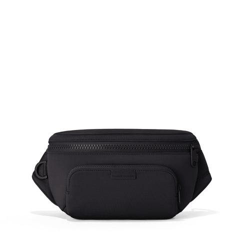 Dagne Dover Jax Large Fanny Pack In Onyx In Onyx