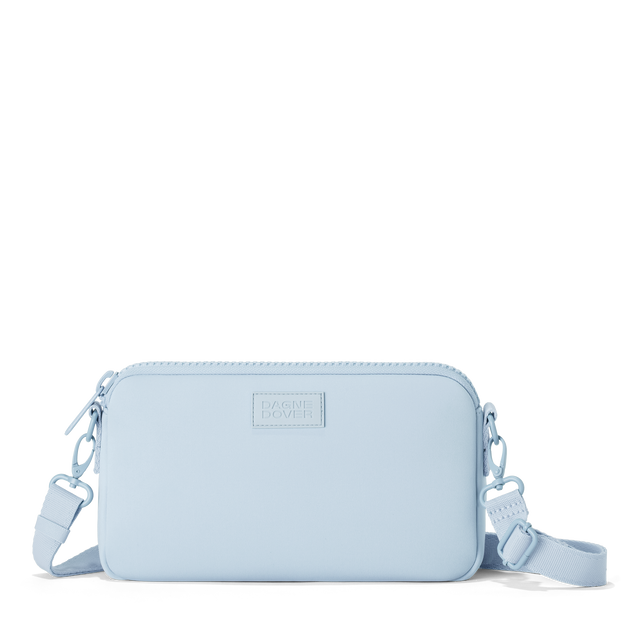 Dagne Dover Nora Shoulder Bag in an airy, lighter sky blue
