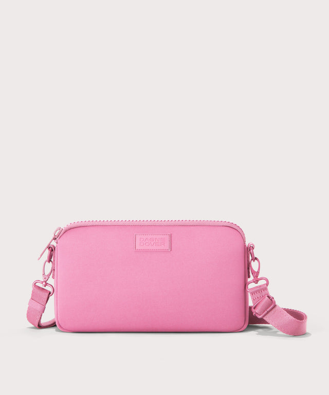 Dagne Dover Nora Shoulder Bag in a true bubble gum pink.
