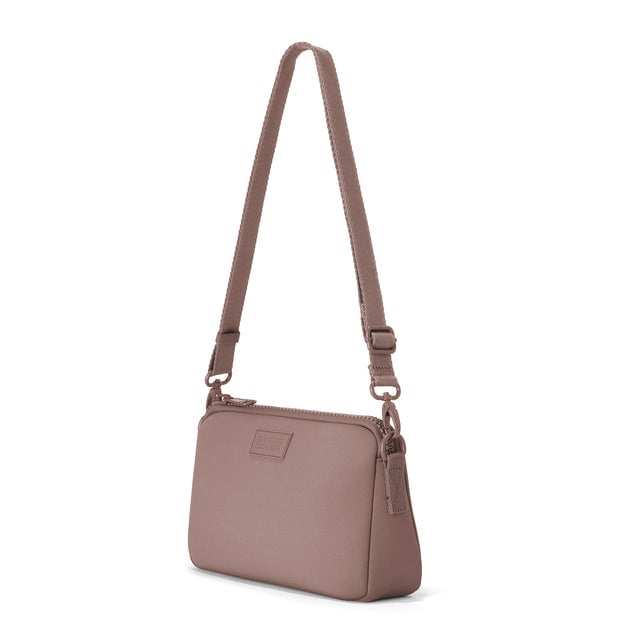 Dagne Dover Nora Shoulder Bag in Dune, side angle