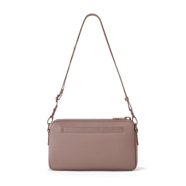 Dagne Dover Nora Shoulder Bag in Dune, back angle