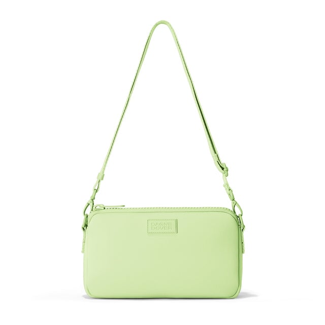 Dagne Dover Nora Shoulder Bag in Matcha Latte, strap up