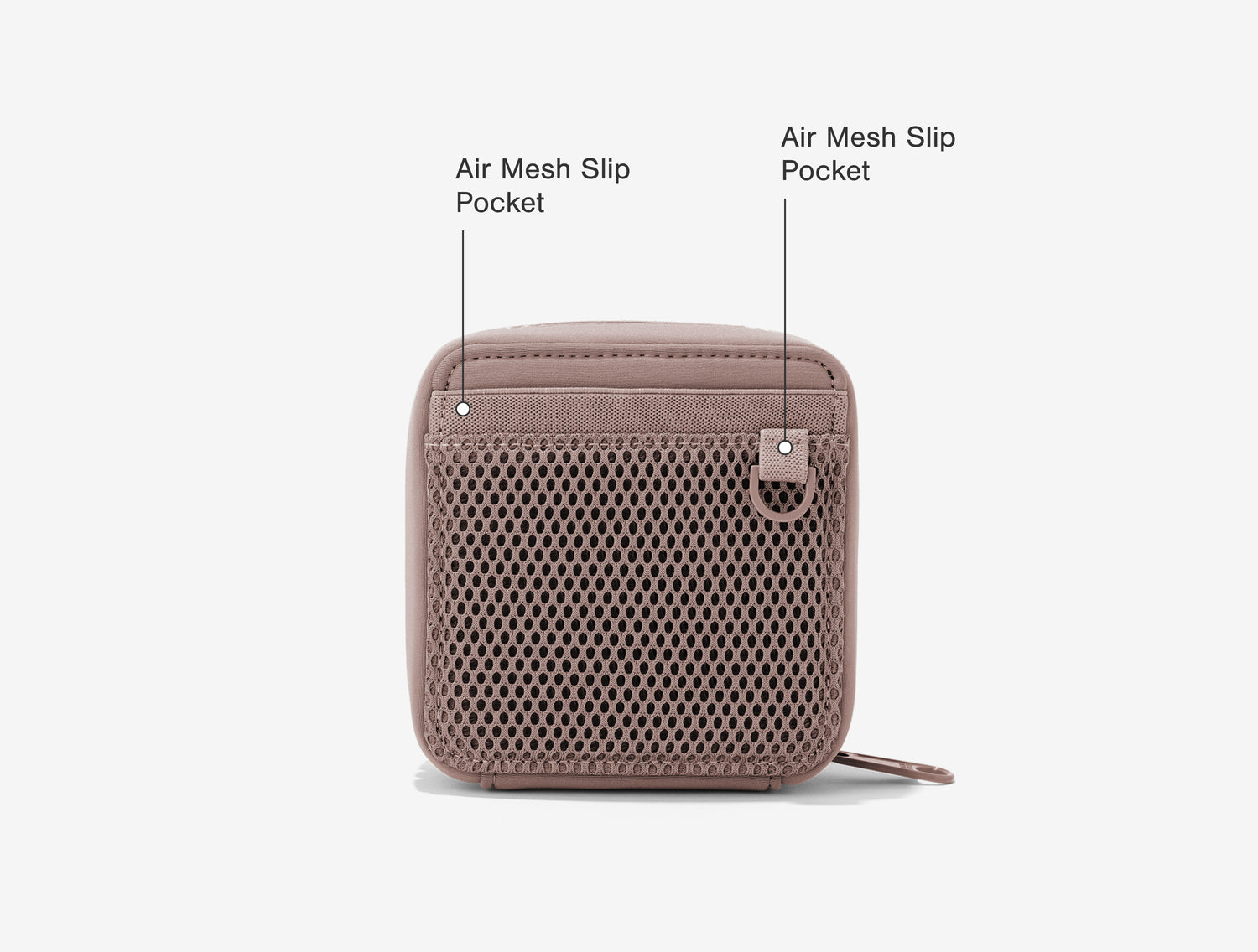 Back Features: Air Mesh Slip Pocket, D-Ring