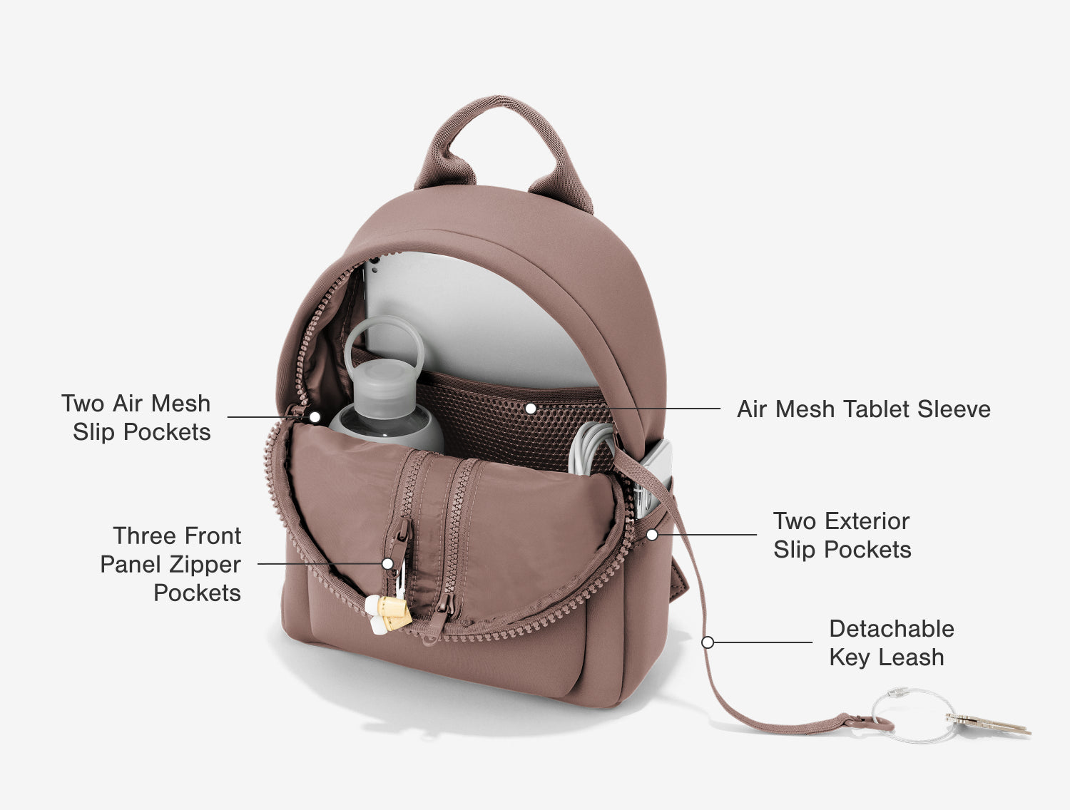 Dakota Neoprene Backpack | Everyday & Travel Neoprene Backpack