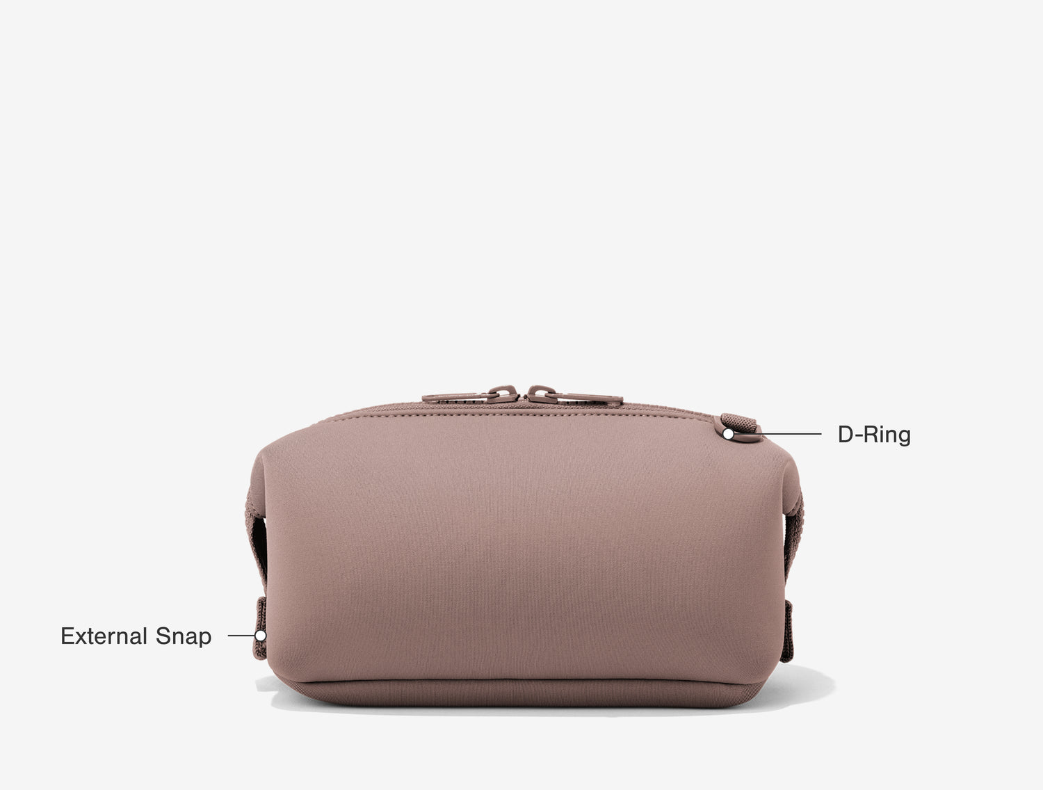 Back Features: D-Ring, External Snap