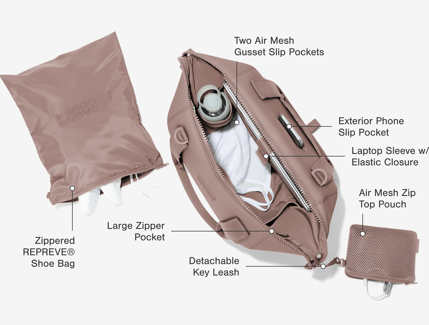 Landon Carryall in Onyx, Small