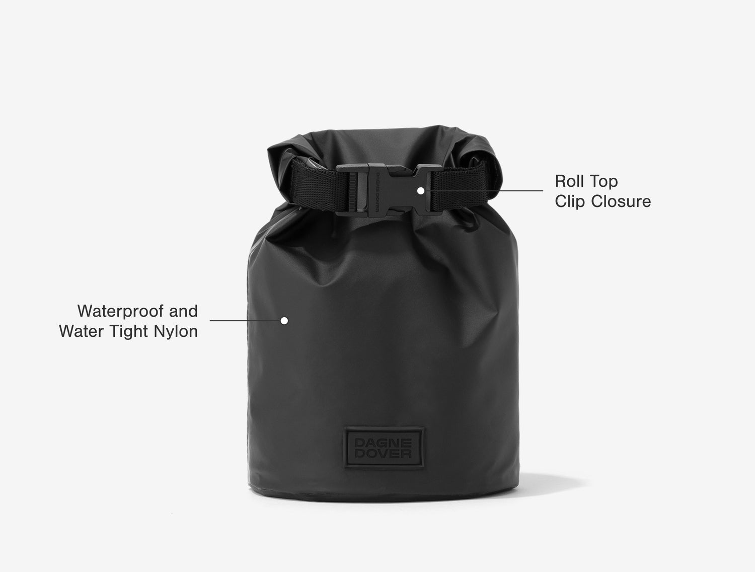 【DANGNE DOVE】RAE ROLL-TOP DRY BAG Rae Roll-Top Dry Bag - Waterproof Nylon Bag | Dagne Dover