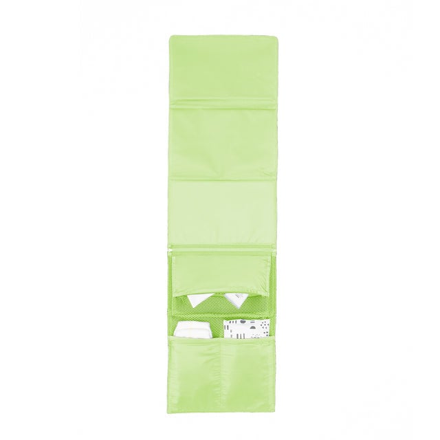 Dagne Dover Joey Changing Kit in matcha green unfolded, revealing the detachable changing mat.