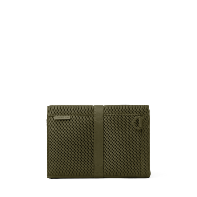 Dagne Dover Joey Changing Kit in dark green seen from the back.