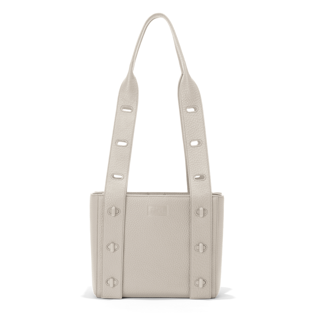 Leather Tokyo Turnlock Tote Vitamin C