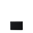 Dagne Dover Accordion Card Case in black revealing the external card slot.