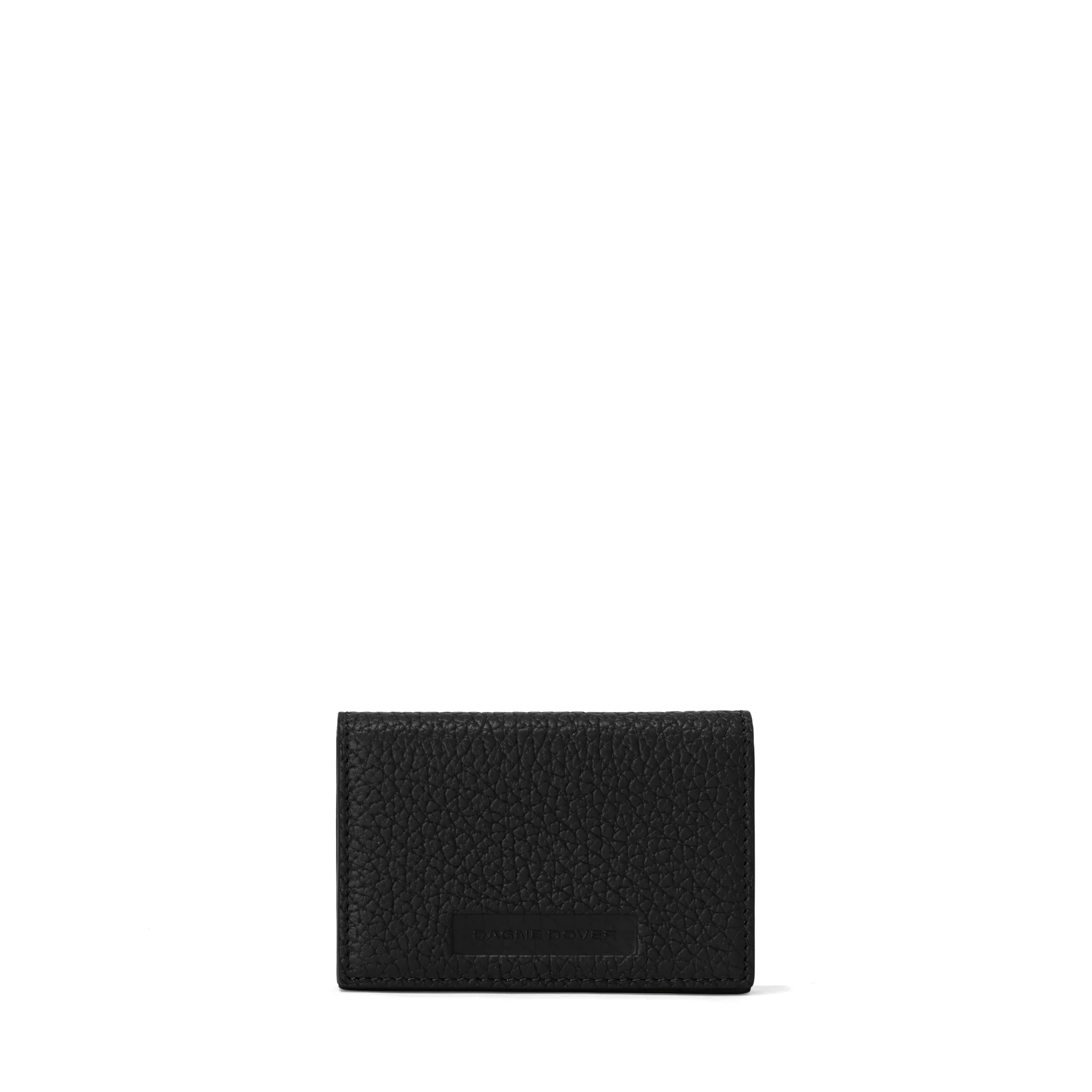 Accordion Card Case - Expandable Pebbled Leather Card Case