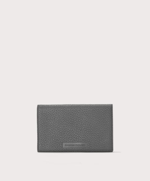 dagne-2025-Dagne Dover Accordion Travel Wallet in grey.