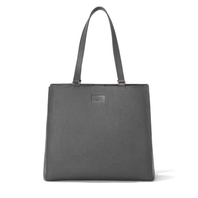 Dagne Dover large Allyn Tote in medium grey.