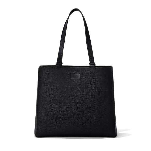 Dagne Dover large Allyn Tote in medium black.