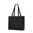 Dagne Dover medium Allyn Tote in black seen from an angle.