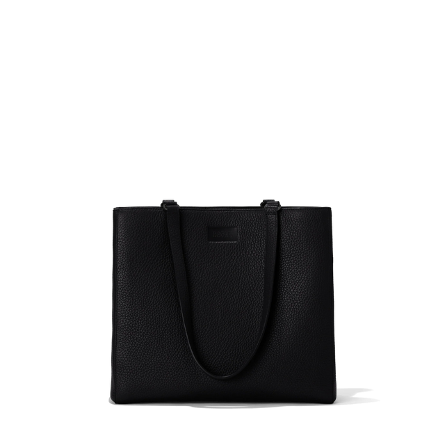 Dagne Dover medium Allyn Tote in black seen from the front.