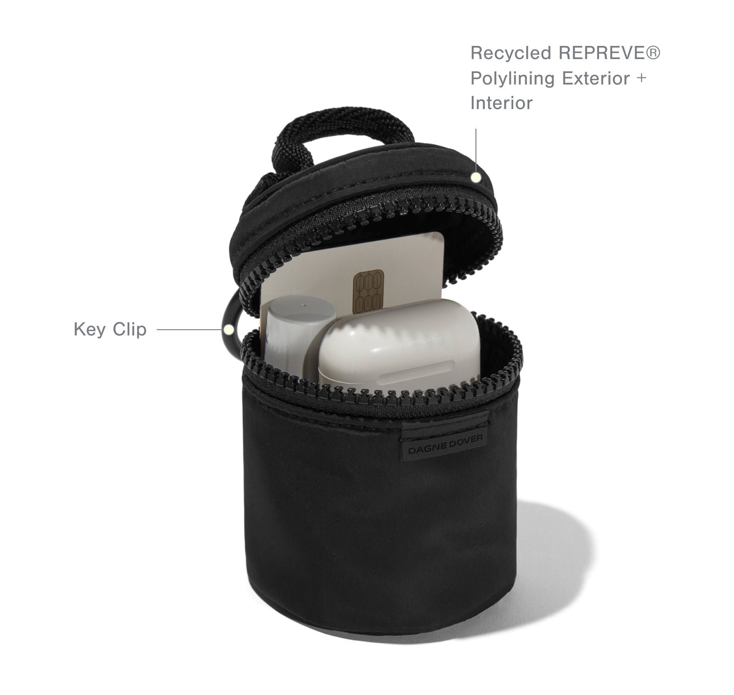 関税込み♪【Dagne Dover】Mila 利便性◎オーガナイズバッグ(S) Mila Keychain - Neoprene Mini Pouch Keychain | Dagne Dover