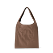 Dagne Dover Dash Grocery Tote in dark brown seen from the back.
