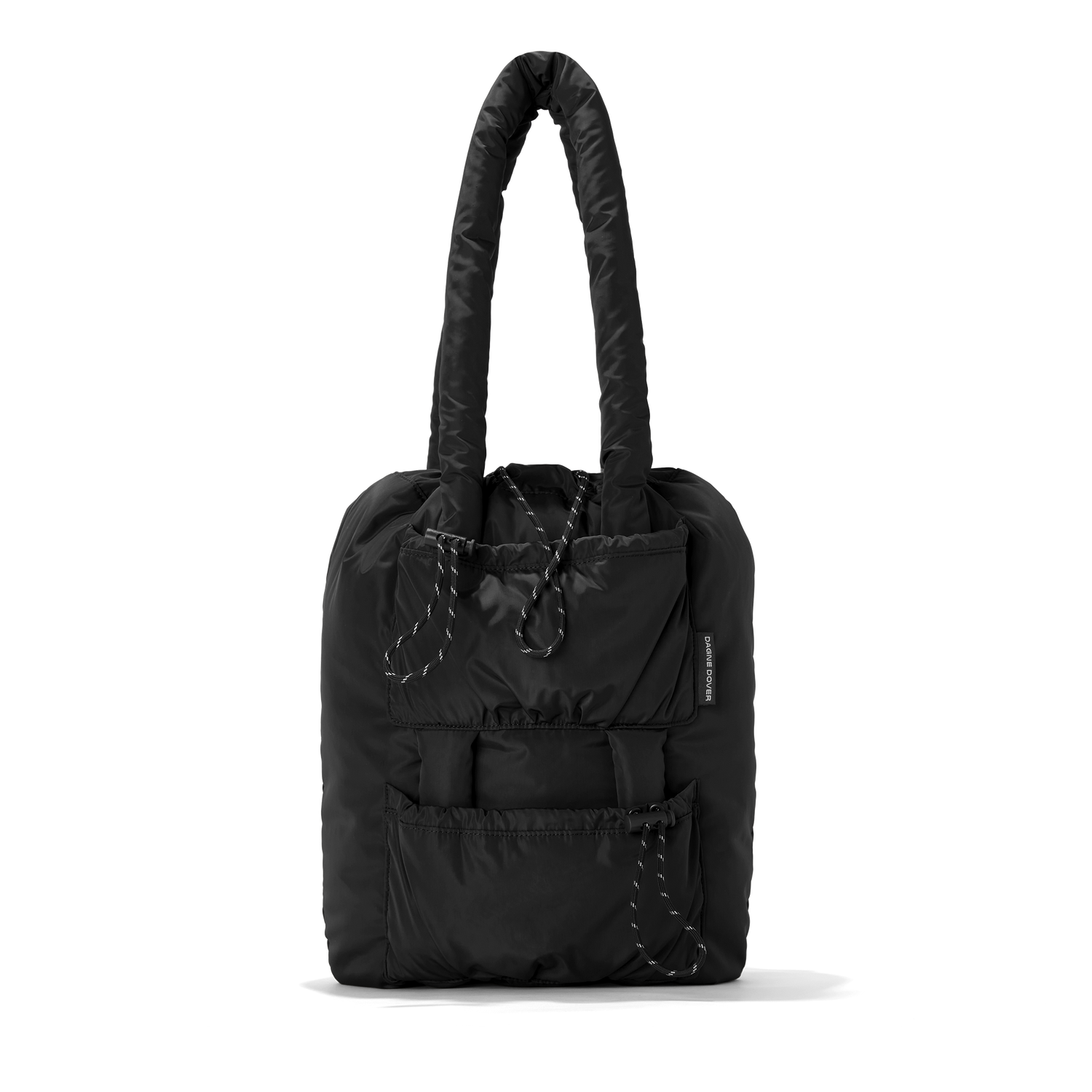 Black Small Re-nylon Padded Tote Bag