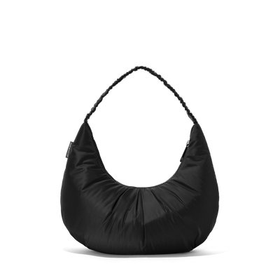 Dagne Dover Rider Shoulder Bag in black seen from a side.