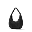 Dagne Dover Rider Shoulder Bag in black seen from an angle.