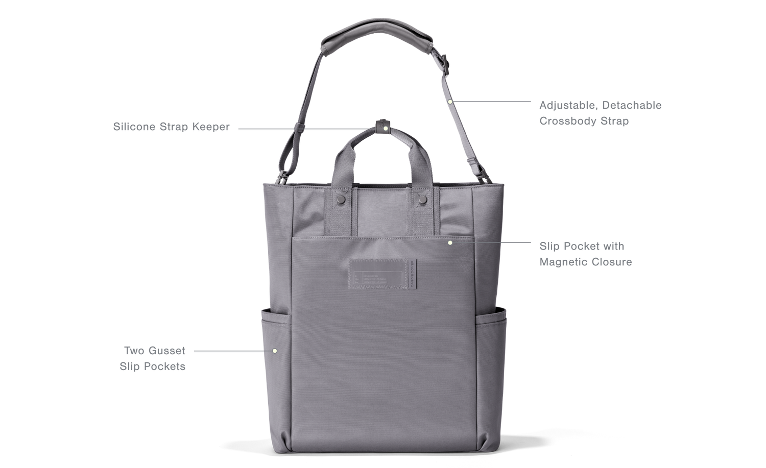 Petra Convertible Tote Backpack Tote Hybrid for Laptops