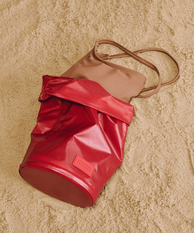 Rae Roll-Top Dry Bag in Cherry