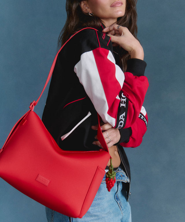 Rue Shoulder Bag in Cherry