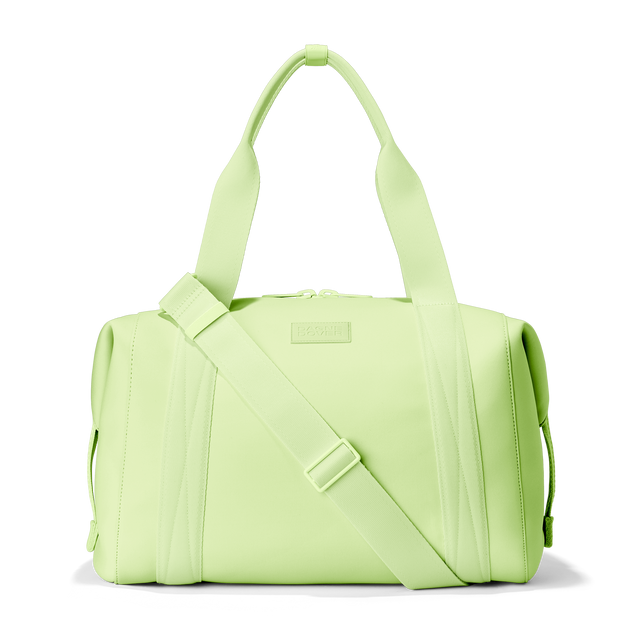 Dagne Dover Large Landon Carryall in a vibrant, creamy green. 