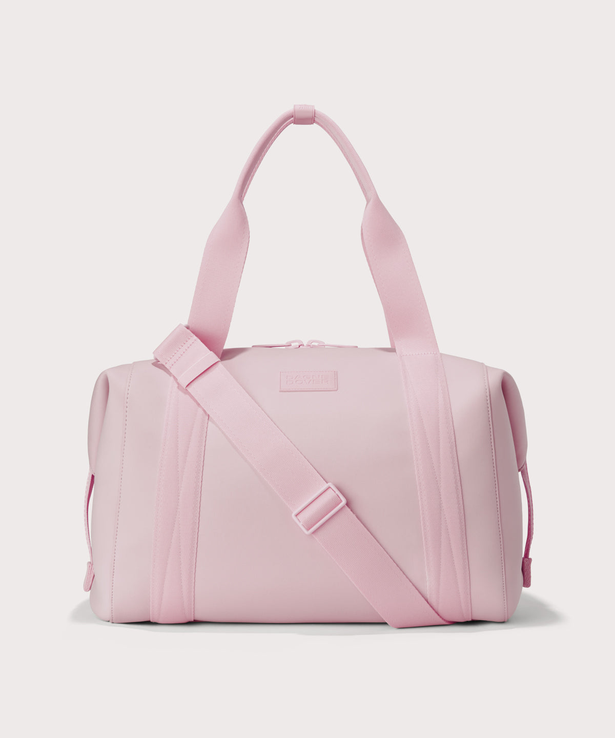  Large Landon Carryall in a cool, powdery pink with soft grey undertones
