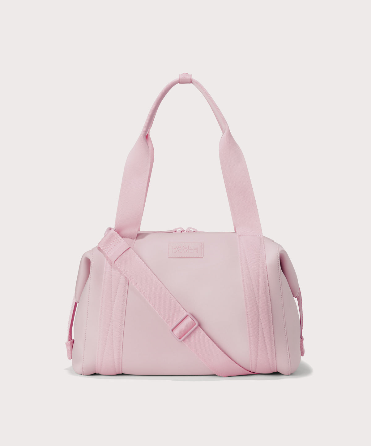  Medium Landon Carryall in a cool, powdery pink with soft grey undertones
