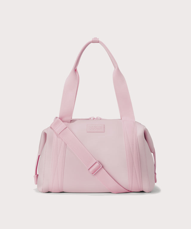  Medium Landon Carryall in a cool, powdery pink with soft grey undertones
