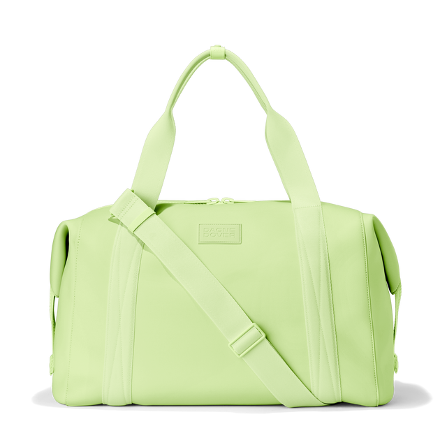 Dagne Dover Extra Large Landon Carryall in a vibrant, creamy green. 