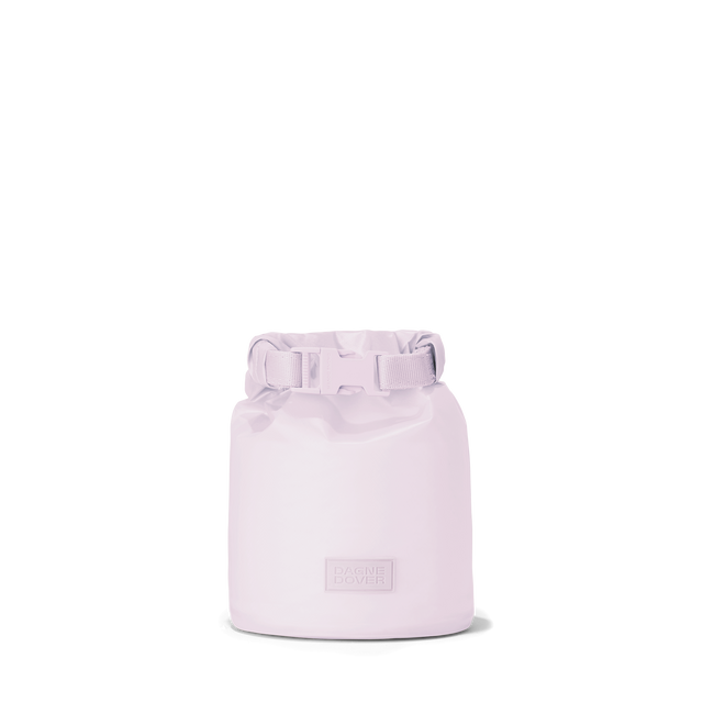 Dagne Dover Rae Roll-Top Dry Bag in a soft purple with grey undertones.