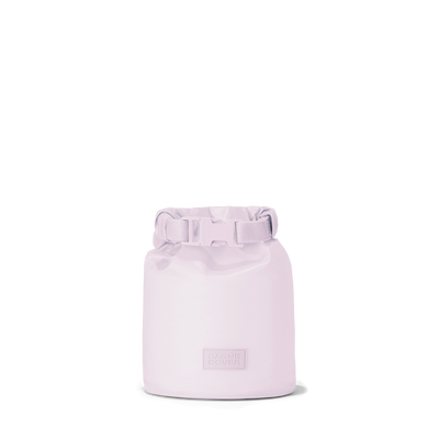 Dagne Dover Rae Roll-Top Dry Bag in a soft purple with grey undertones.